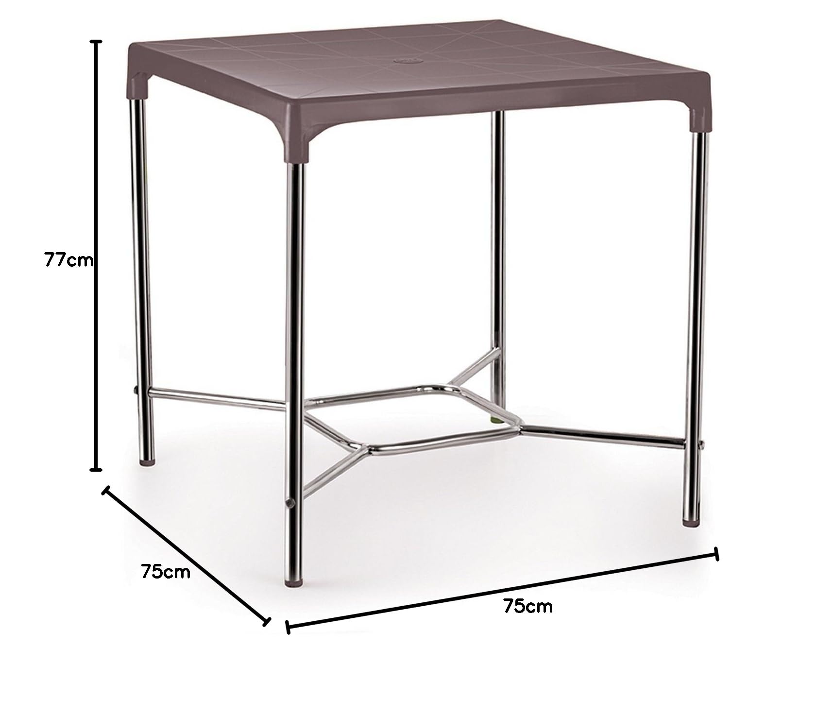 激レア))終売品！！octability Flat Table ate Cello Croma Deluxe Four Seat Dining Table (Plastic ,Ice Brown